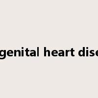 congenital heart disease是什么意思