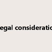 illegal consideration是什么意思