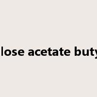 cellulose acetate butyrate是什么意思