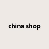 china shop是什么意思
