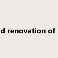 renewal and renovation of equipment是什么意思