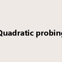 Quadratic probing是什么意思