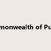 The Commonwealth of Puerto Rico是什么意思