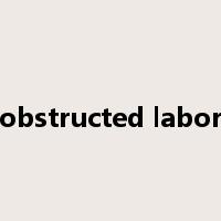 obstructed labor是什么意思