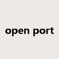 open port是什么意思