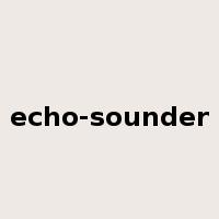 echo-sounder是什么意思