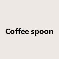 Coffee spoon是什么意思