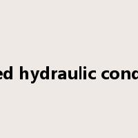 saturated hydraulic conductivity是什么意思