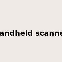 handheld scanner是什么意思