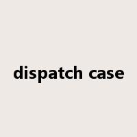 dispatch case是什么意思