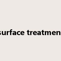 surface treatment是什么意思