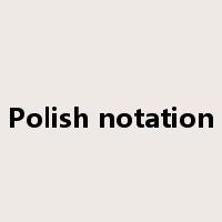 Polish notation是什么意思