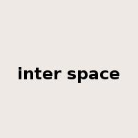 inter space是什么意思
