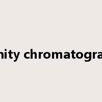 affinity chromatography是什么意思