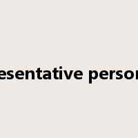representative personage是什么意思