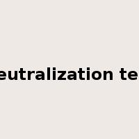 neutralization test是什么意思