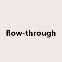 flow-through是什么意思