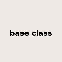 base class是什么意思