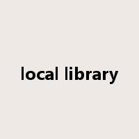 local library是什么意思
