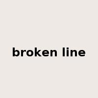 broken line是什么意思