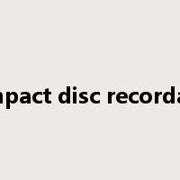 compact disc recordable是什么意思
