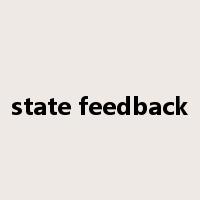 state feedback是什么意思