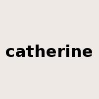 catherine是什么意思