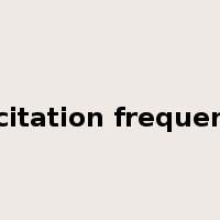 excitation frequency是什么意思