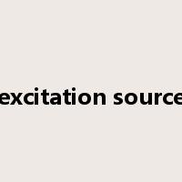 excitation source是什么意思