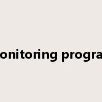 monitoring program是什么意思