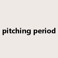 pitching period是什么意思