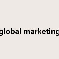 global marketing是什么意思