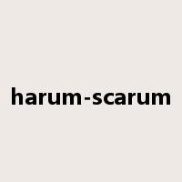 harum-scarum是什么意思