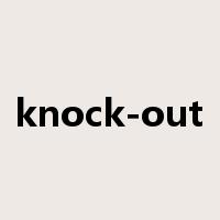 knock-out是什么意思