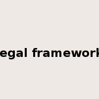 legal framework是什么意思