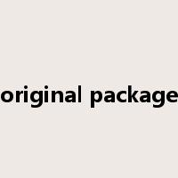 original package是什么意思
