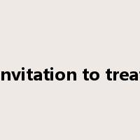 invitation to treat是什么意思