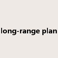 long-range plan是什么意思