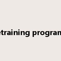 retraining programs是什么意思