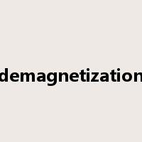 demagnetization是什么意思