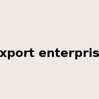 export enterprise是什么意思