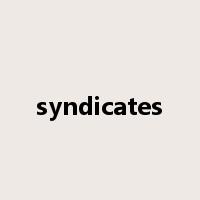 syndicates是什么意思