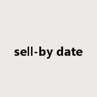 sell-by date是什么意思