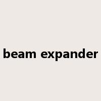 beam expander是什么意思