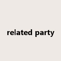 related party是什么意思