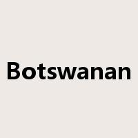 Botswanan是什么意思