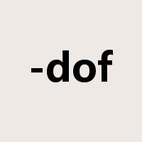 -dof是什么意思