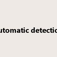 automatic detection是什么意思
