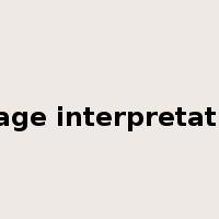 image interpretation是什么意思