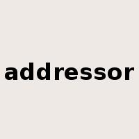 addressor是什么意思